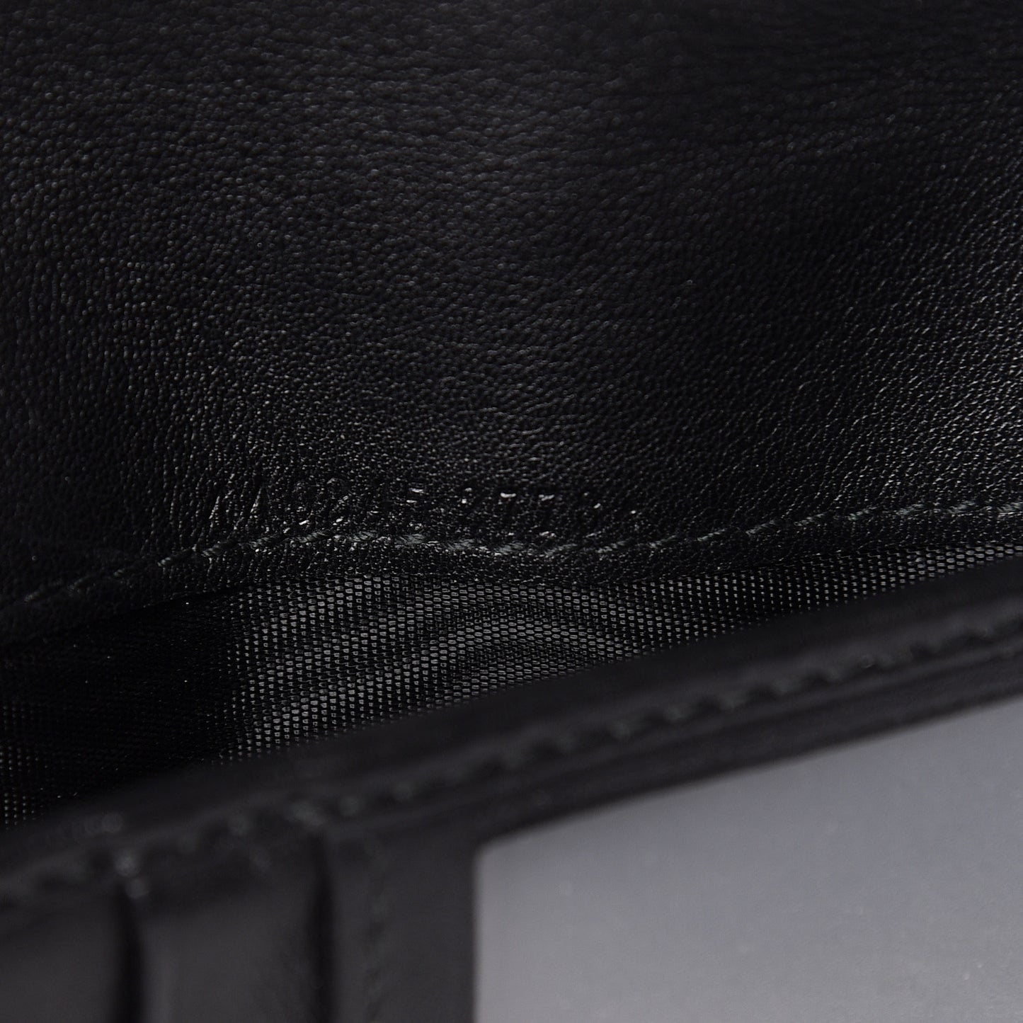 Microguccissima Bi-Fold Organizer Wallet Black