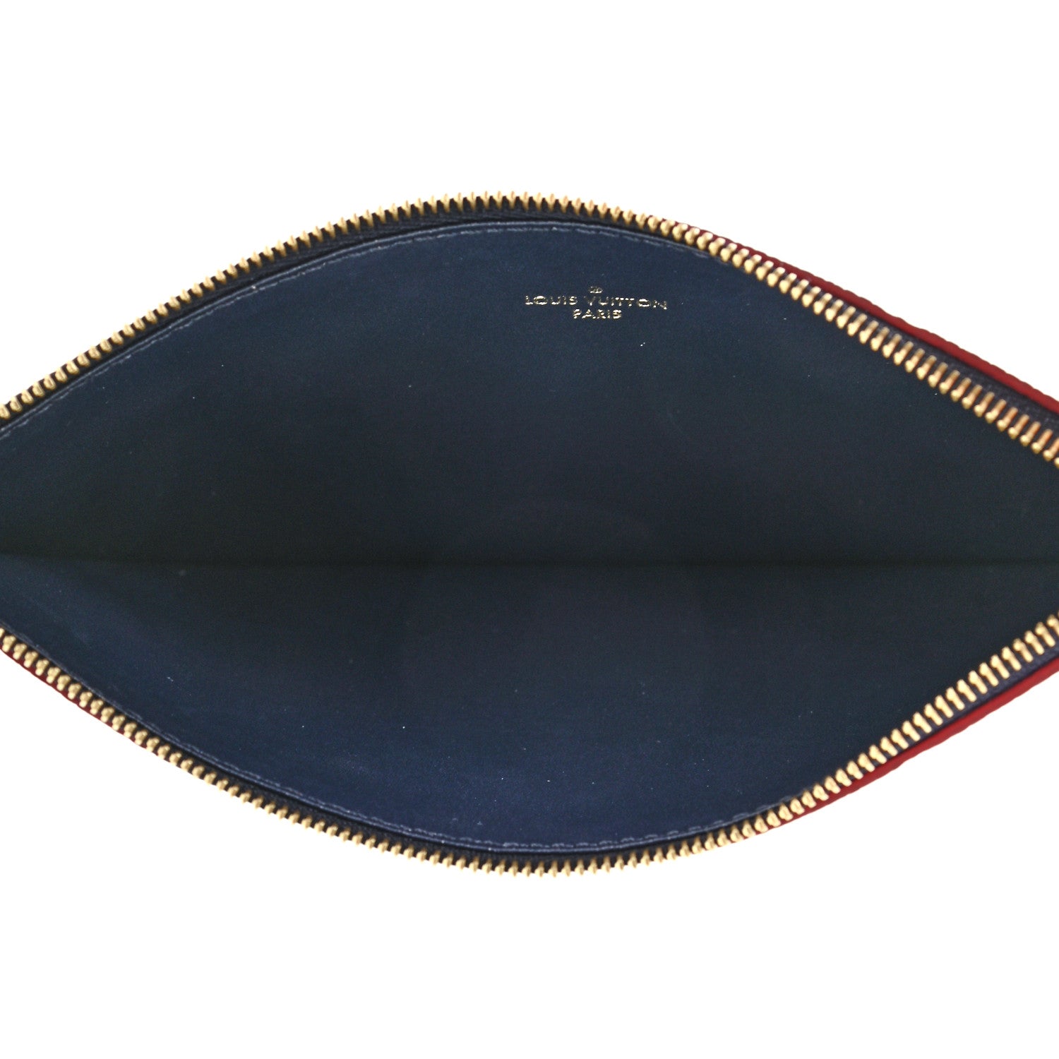 Louis Vuitton Empreinte Felicie Chain Wallet Zippered Insert Marine Rouge 5 of 6