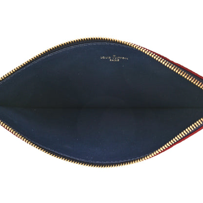Louis Vuitton Empreinte Felicie Chain Wallet Zippered Insert Marine Rouge 5 of 6