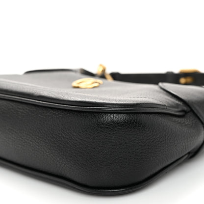Gucci Goatskin Small Aphrodite Shoulder Bag Black 9 of 9