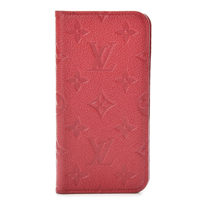 Louis Vuitton Empreinte iPhone X Folio Scarlet 1 of 13
