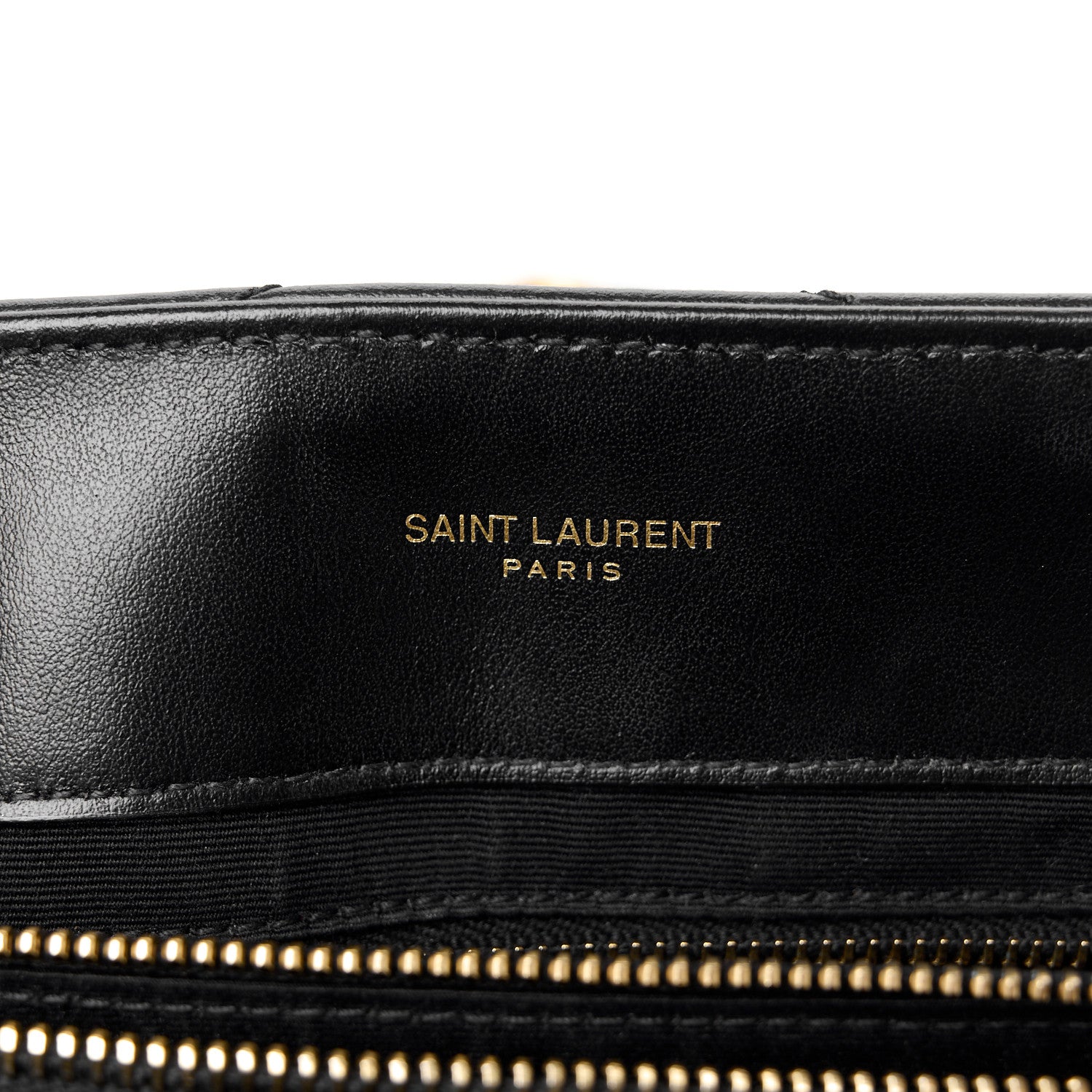 Saint Laurent Calfskin Y Quilted Monogram Medium Loulou Chain Satchel Black 6 of 11