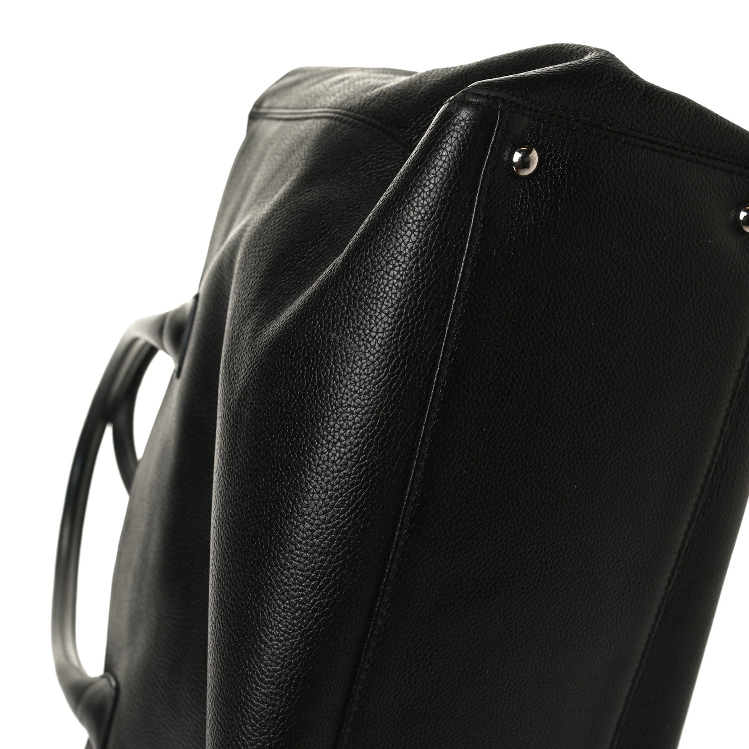 Chanel Calfskin Cerf Executive Shopper Tote Black 12 of 17