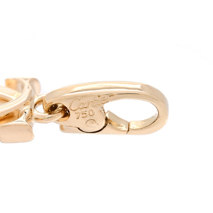 Cartier 18K Yellow Gold Logo Charm 3 of 4