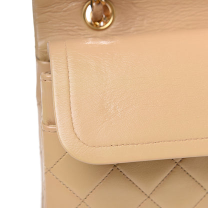 Chanel Lambskin Quilted Small Double Flap Beige 11 of 14