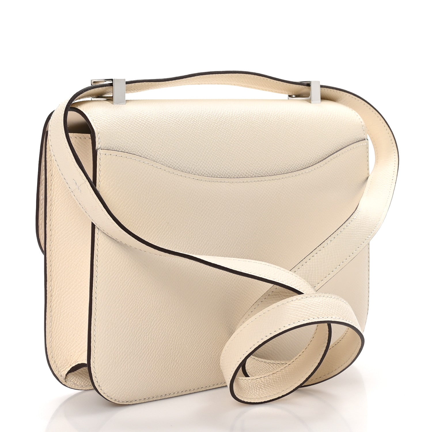 Hermes Epsom Enamel Constance 1-24 Nata Jaune Citron 4 of 11