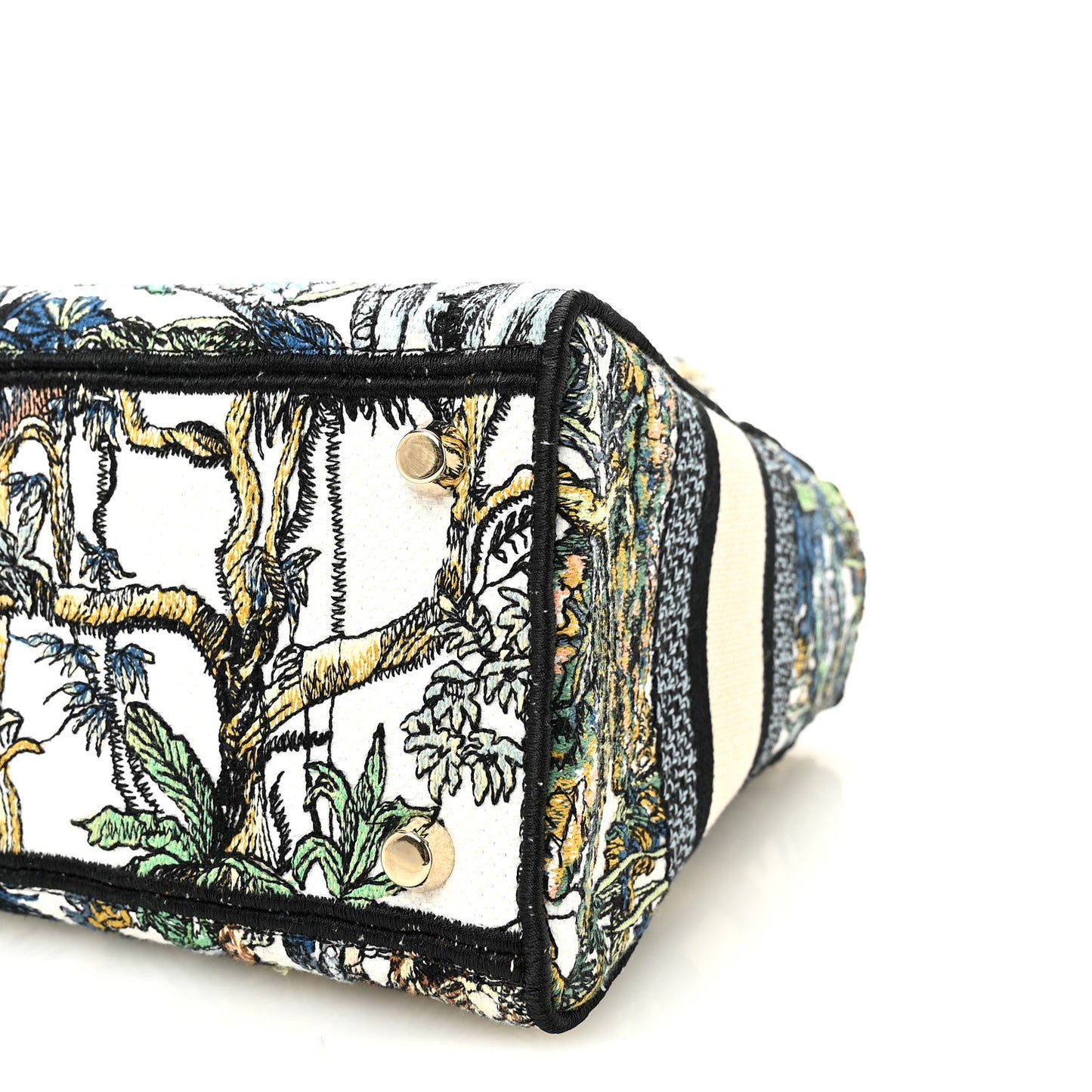 Canvas Embroidered Etoile de Voyage Medium Lady D-Lite Multicolor