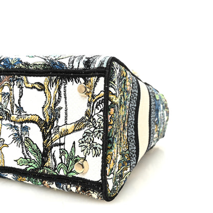 Christian Dior Canvas Embroidered Etoile de Voyage Medium Lady D-Lite Multicolor 9 of 9
