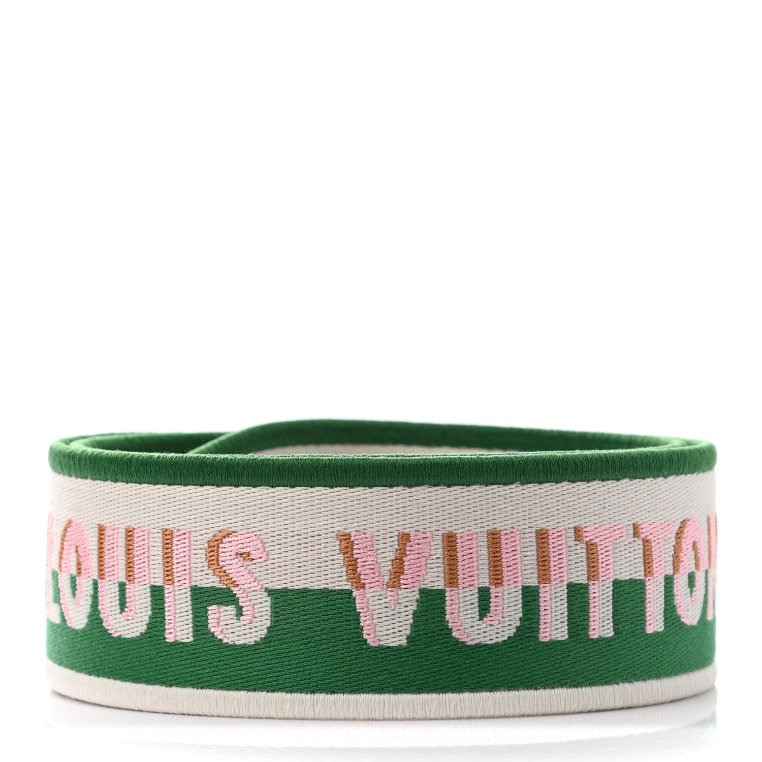 Louis Vuitton Jacquard Shoulder Strap Green 2 of 3