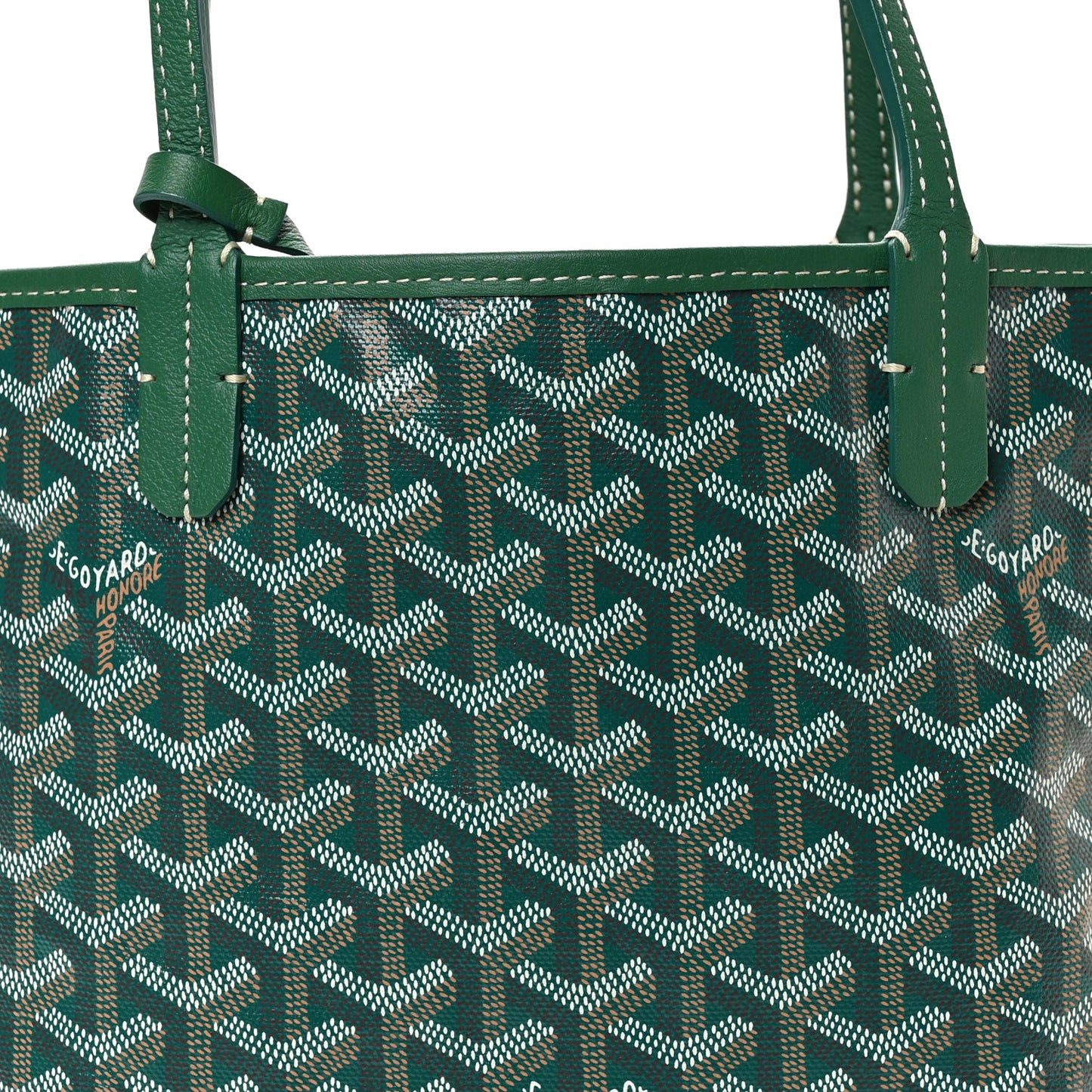 Goyardine Reversible Mini Anjou Green