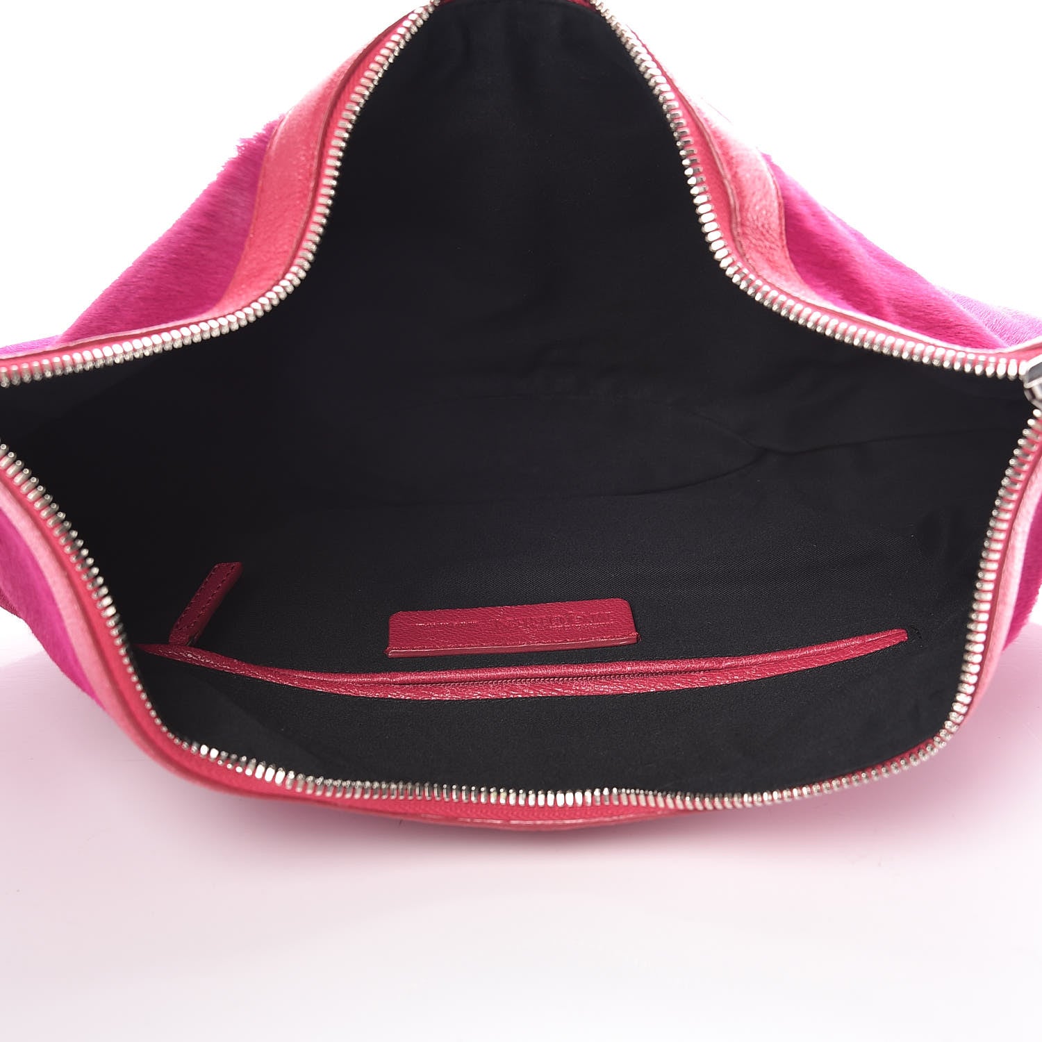 Alexander McQueen Calfskin De Manta Clutch Fuchsia 5 of 15