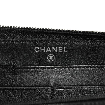 Chanel Caviar Large Timeless CC Zip Around Wallet Black 15 of 16