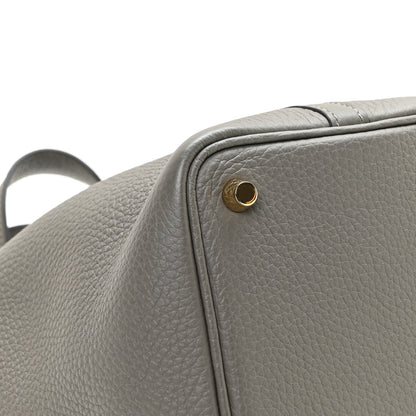 Hermes Taurillon Clemence Picotin Lock 18 PM Gris Meyer 9 of 13