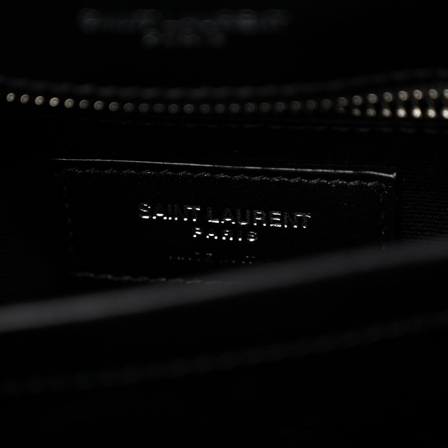 Calfskin Y Quilted Monogram Toy Loulou Crossbody Bag Black