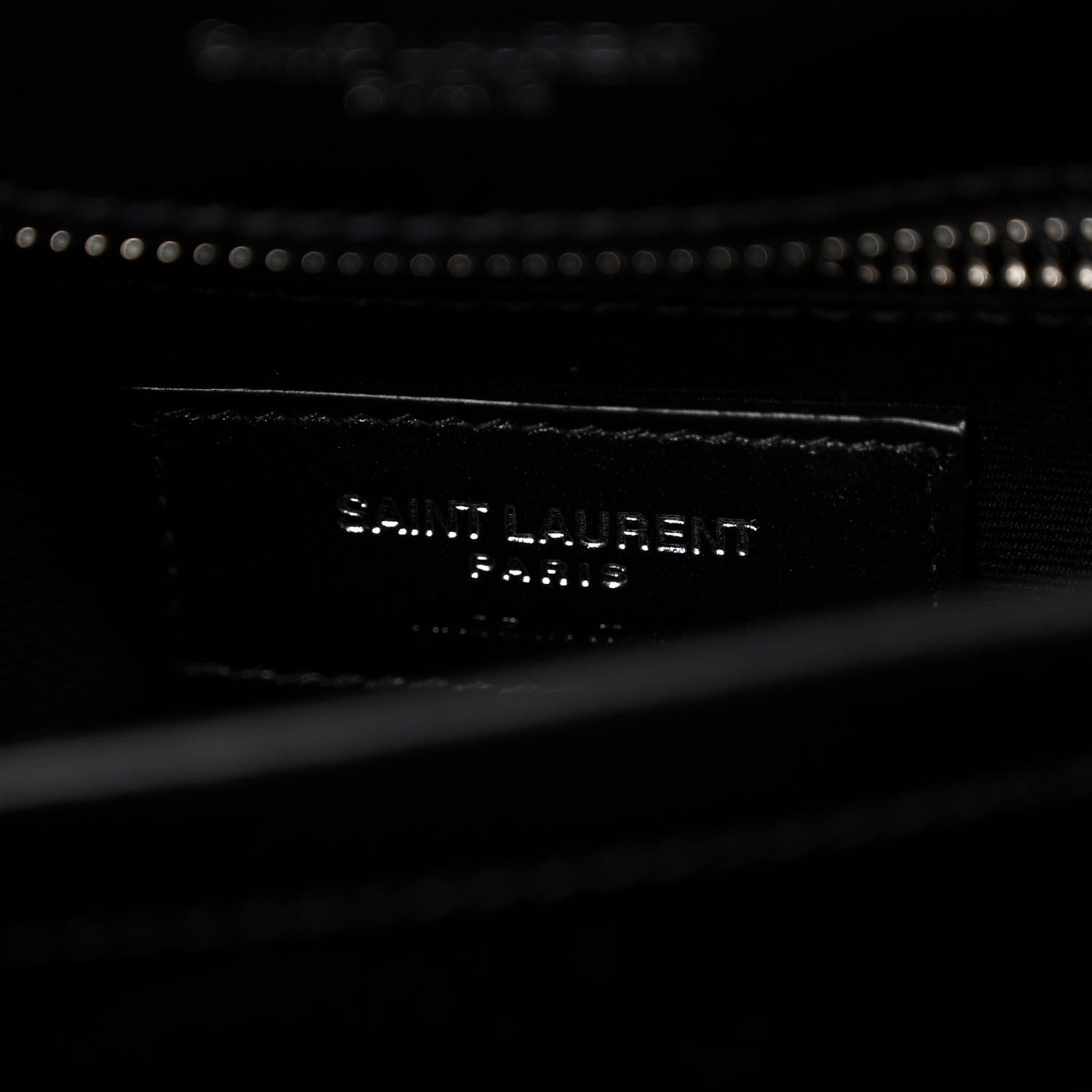 Saint Laurent Calfskin Y Quilted Monogram Toy Loulou Crossbody Bag Black 7 of 10