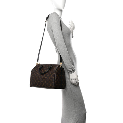 Louis Vuitton Monogram My World Tour Speedy Bandouliere 30 Black 2 of 11