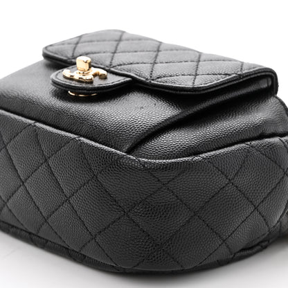Chanel Caviar Quilted CC Day Camera Case Black 10 of 10