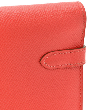 Hermes Epsom Kelly Longue Wallet Rose Jaipur 11 of 12