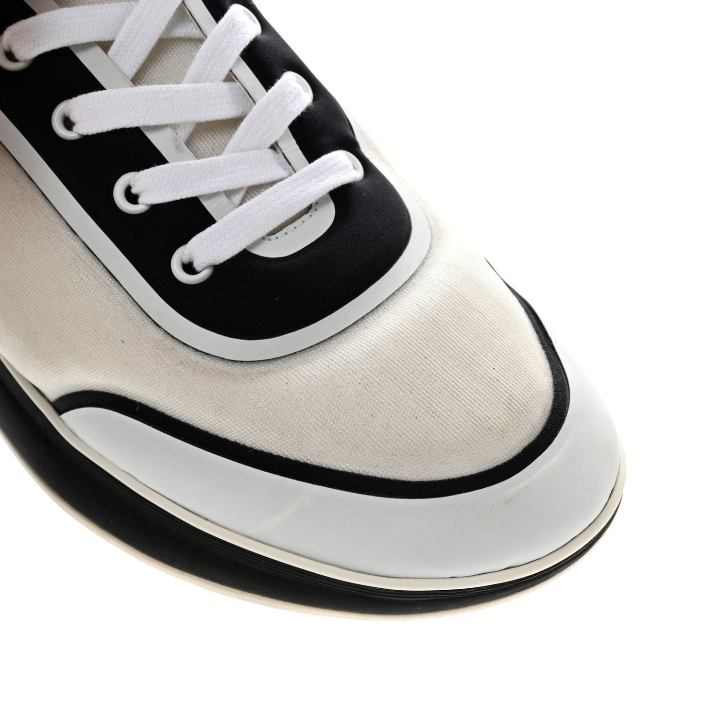 Mesh Lycra Thermoplastic Mens Sneakers 45 White Black
