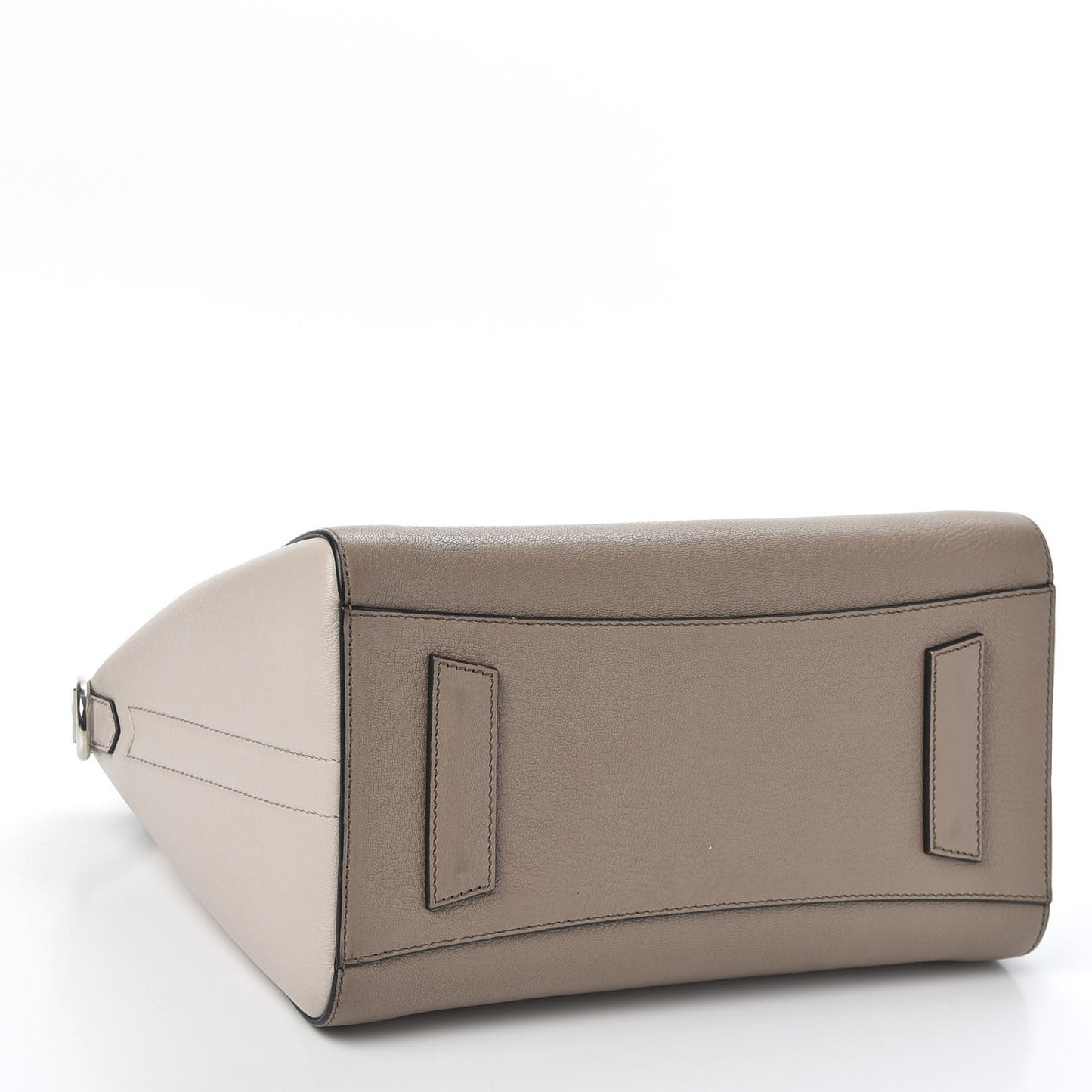 Sugar Goatskin Small Tri-Color Antigona Linen