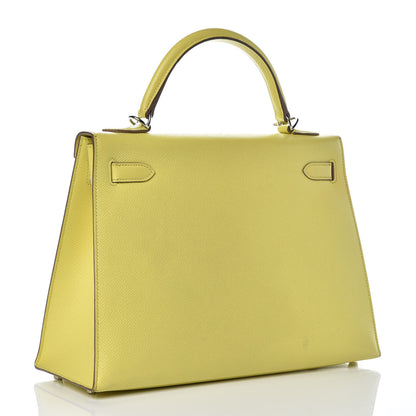 Hermes Epsom Kelly Sellier 32 Soufre 4 of 42