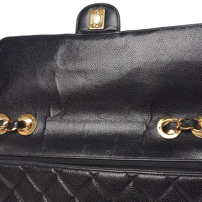 Chanel Caviar Jumbo Single Flap Black 10 of 11