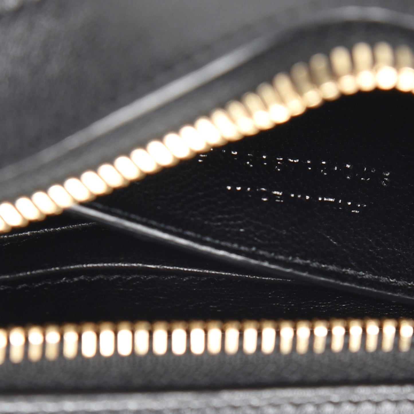 Lambskin Chevron Small Classic Monogram Camera Bag Nero Black