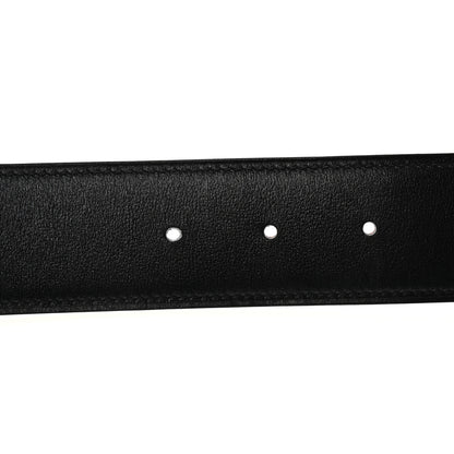 Hermes Togo Box 38mm Oscar Reversible Belt 100 40 Gold Black 3 of 6