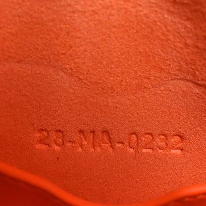 Christian Dior Lambskin Cannage Small Dior Vibe Hobo Bag Orange 7 of 10
