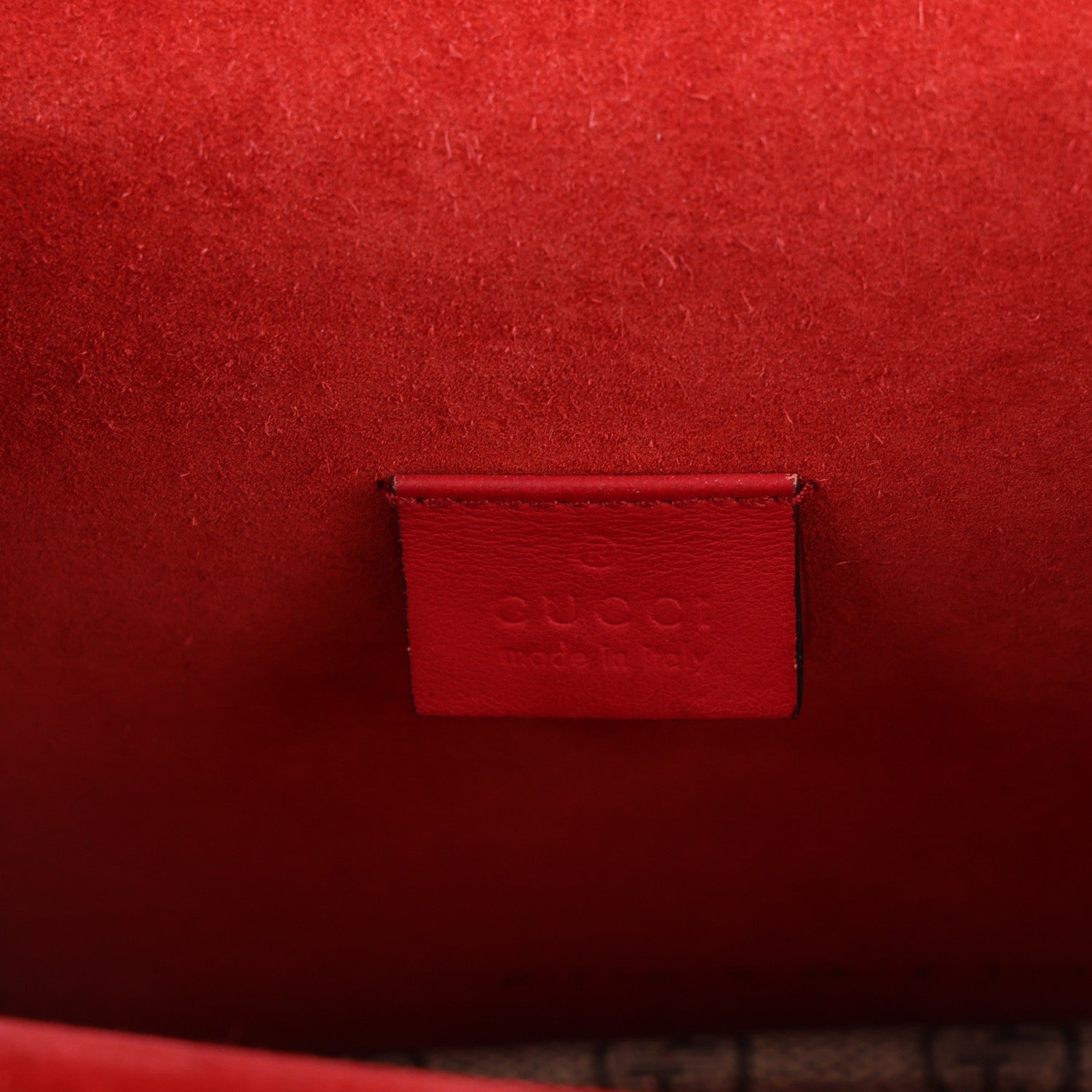 Gucci GG Supreme Monogram Mini Dionysus Shoulder Bag Hibiscus Red 6 of 10