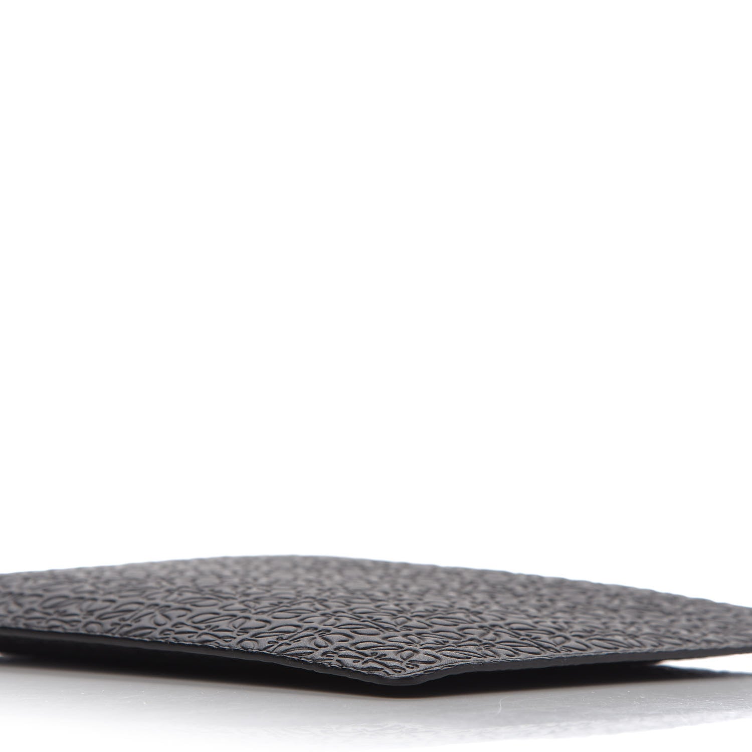 Loewe Calfskin Embossed Flat Pouch Black 7 of 9