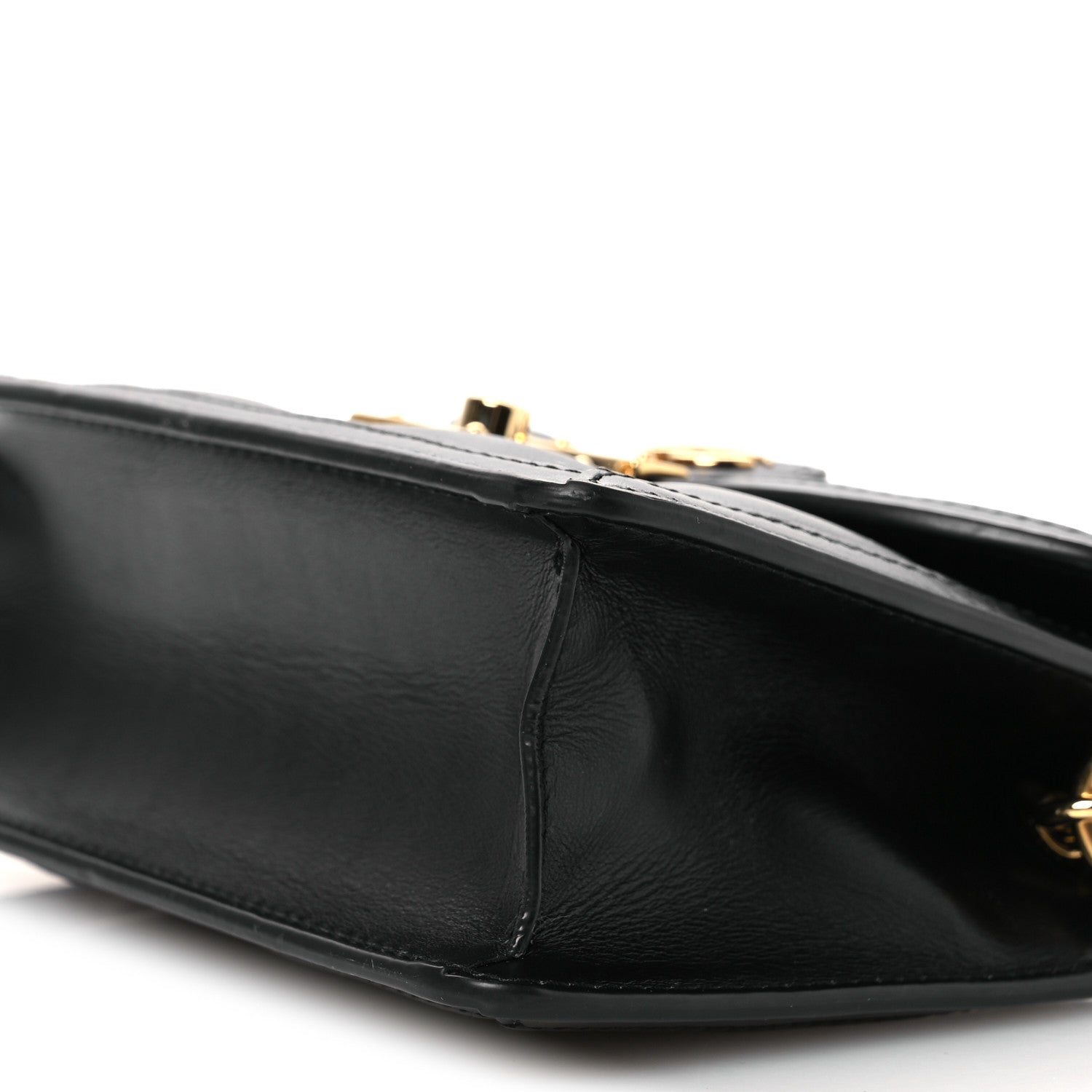 Gucci Calfskin GG Matelasse Mini Top Handle Shoulder Bag Black 10 of 10