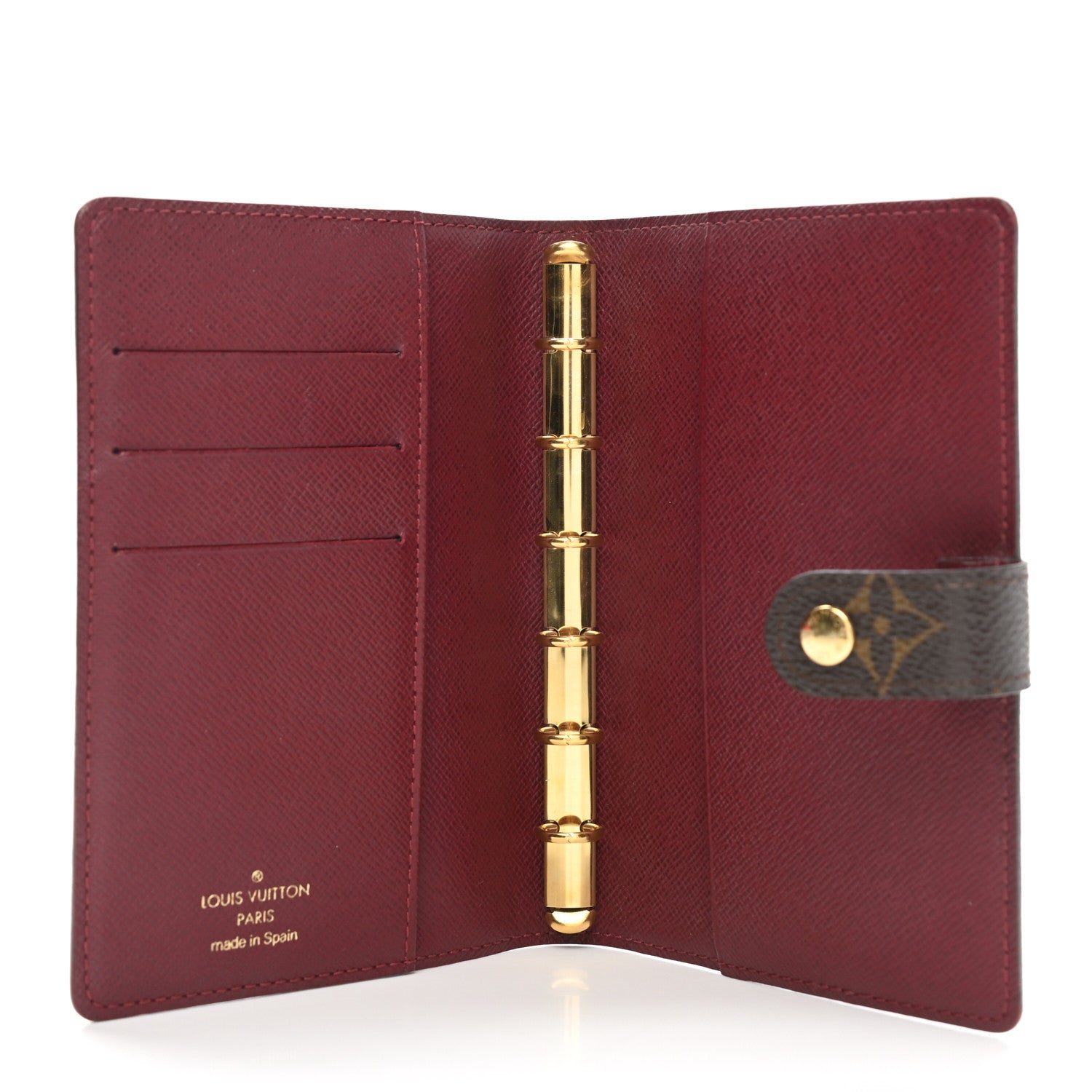 Louis Vuitton Monogram Labels Small Ring Agenda Cover 5 of 10