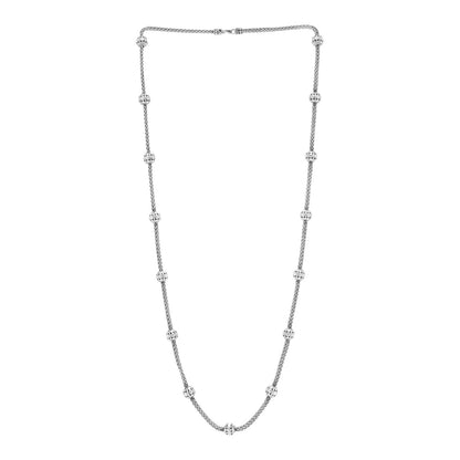 John Hardy Sterling Silver Kali Dot Bead Station Long Necklace 3 of 6