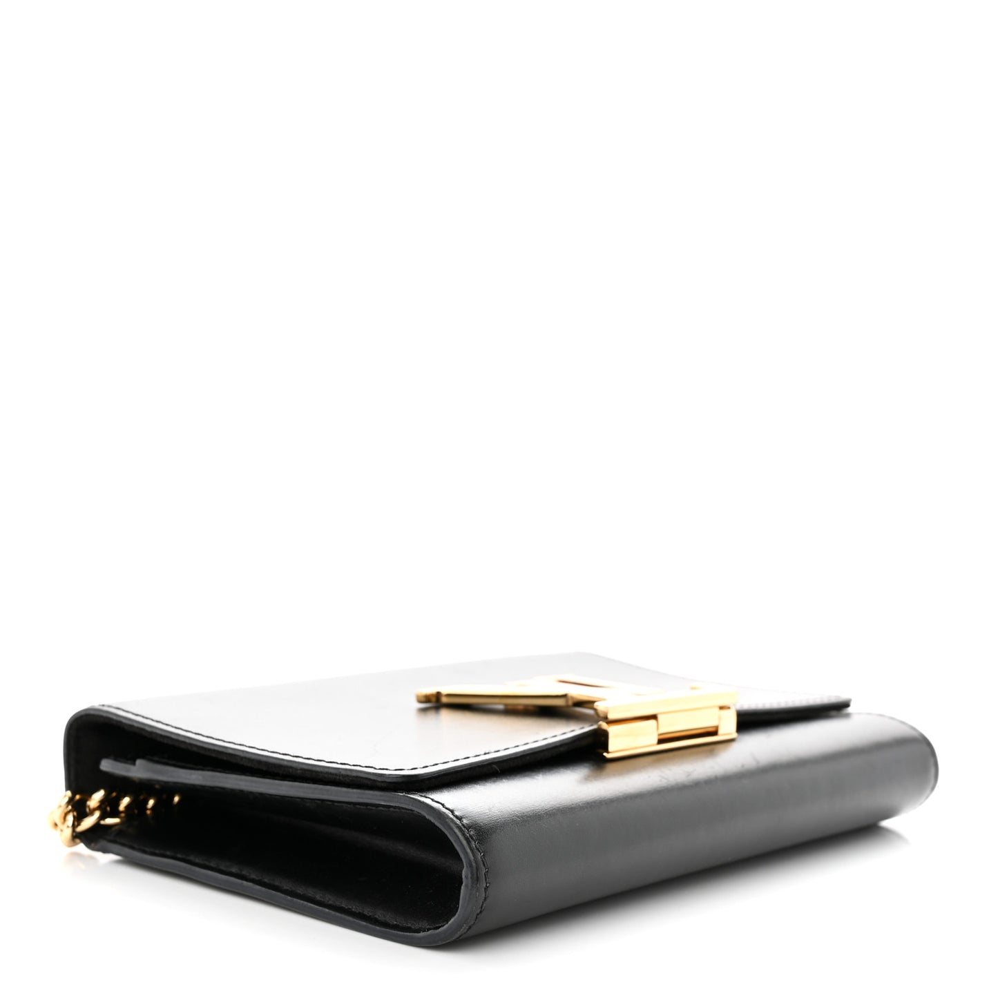 Calfskin Chain Louise MM Black