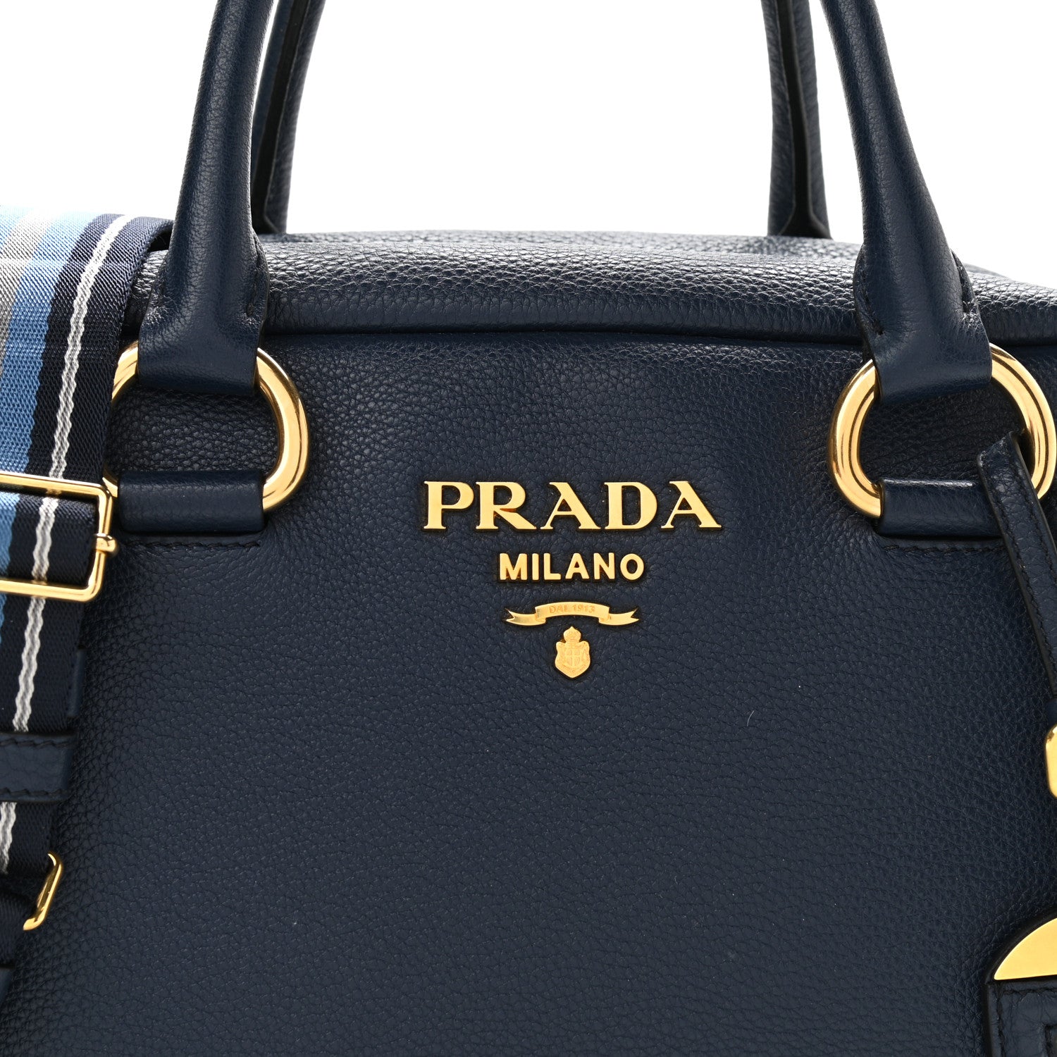 Prada Vitello Phenix Bauletto Baltico 9 of 11