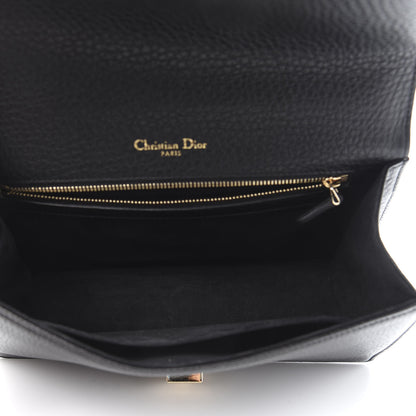 Christian Dior Grained Calfskin Medium Diorama Flap Bag Black 5 of 10