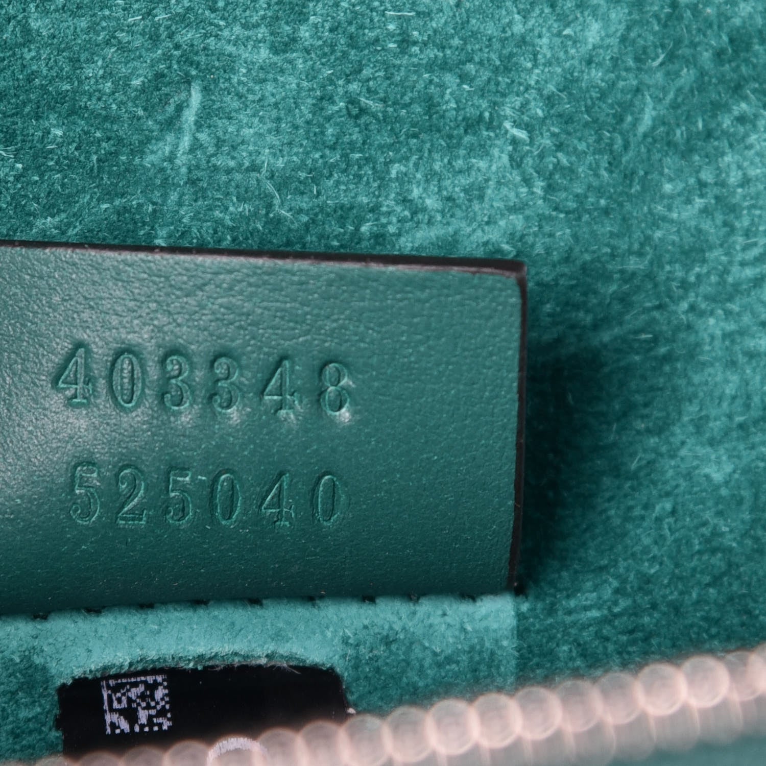 Gucci GG Supreme Monogram Embroidered Medium Dionysus Shoulder Bag Emerald 9 of 11