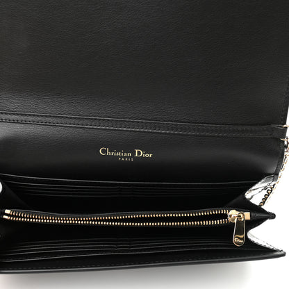 Christian Dior Patent 30 Montaigne Pouch Black 5 of 9