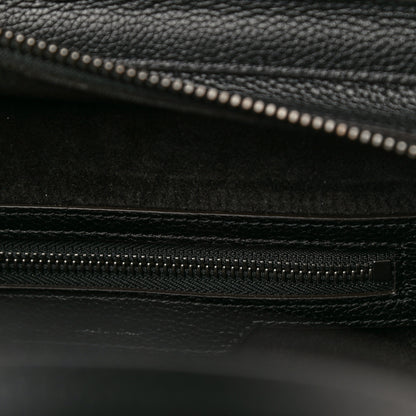 Celine Drummed Calfskin Micro Luggage Black 11 of 12