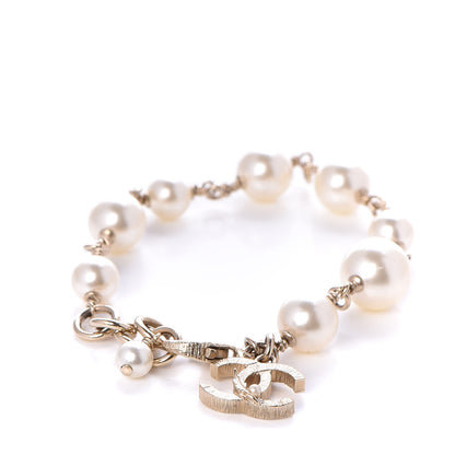Chanel Pearl CC Bracelet Gold 1 of 6