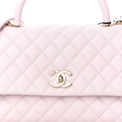 Chanel Caviar Quilted Small Coco Handle Flap Lilas Lilac 10 of 11