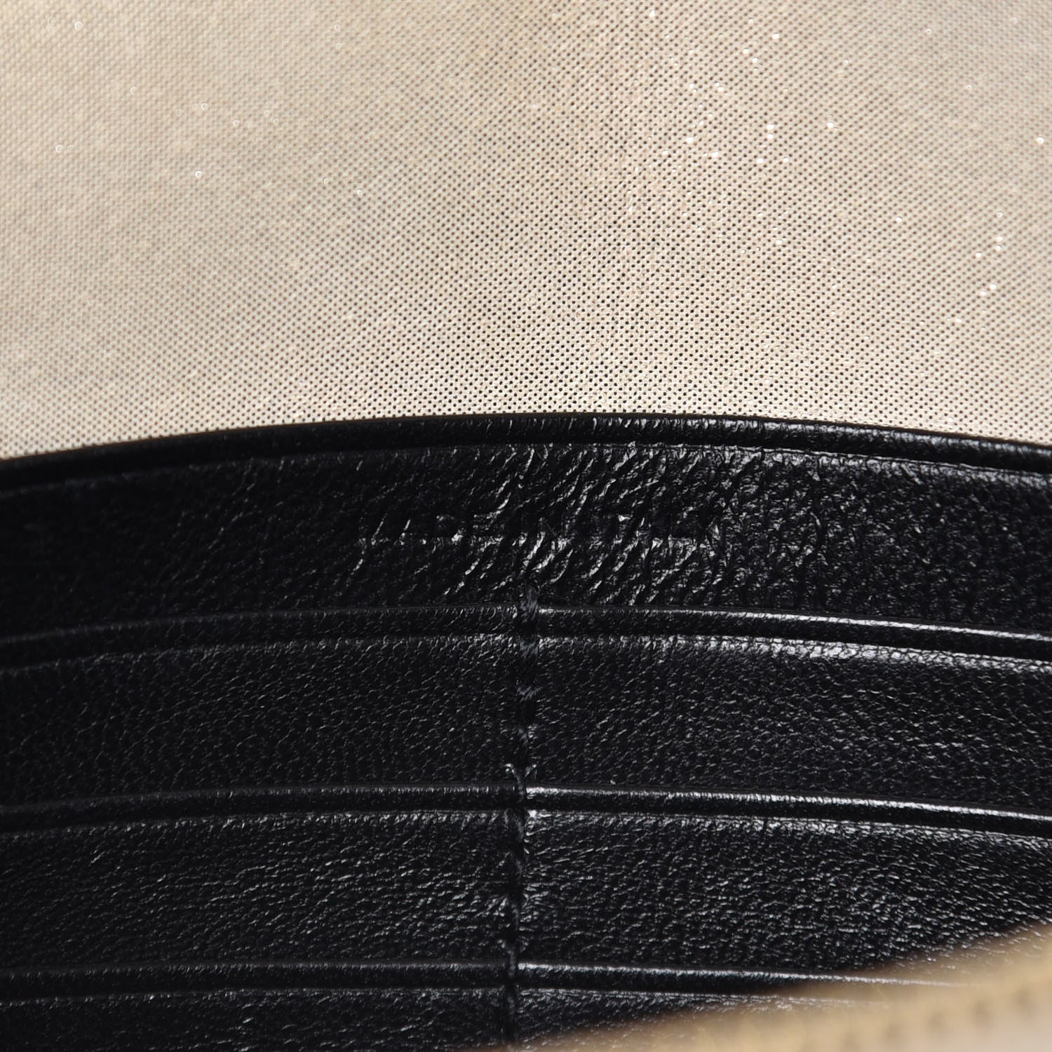 Saint Laurent Metallic Fabric Monogram Envelope Chain Wallet Light Gold 7 of 14