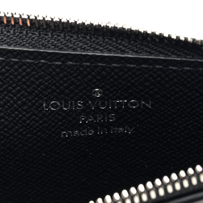 Louis Vuitton Monogram Eclipse Taiga Coin Card Holder 6 of 7