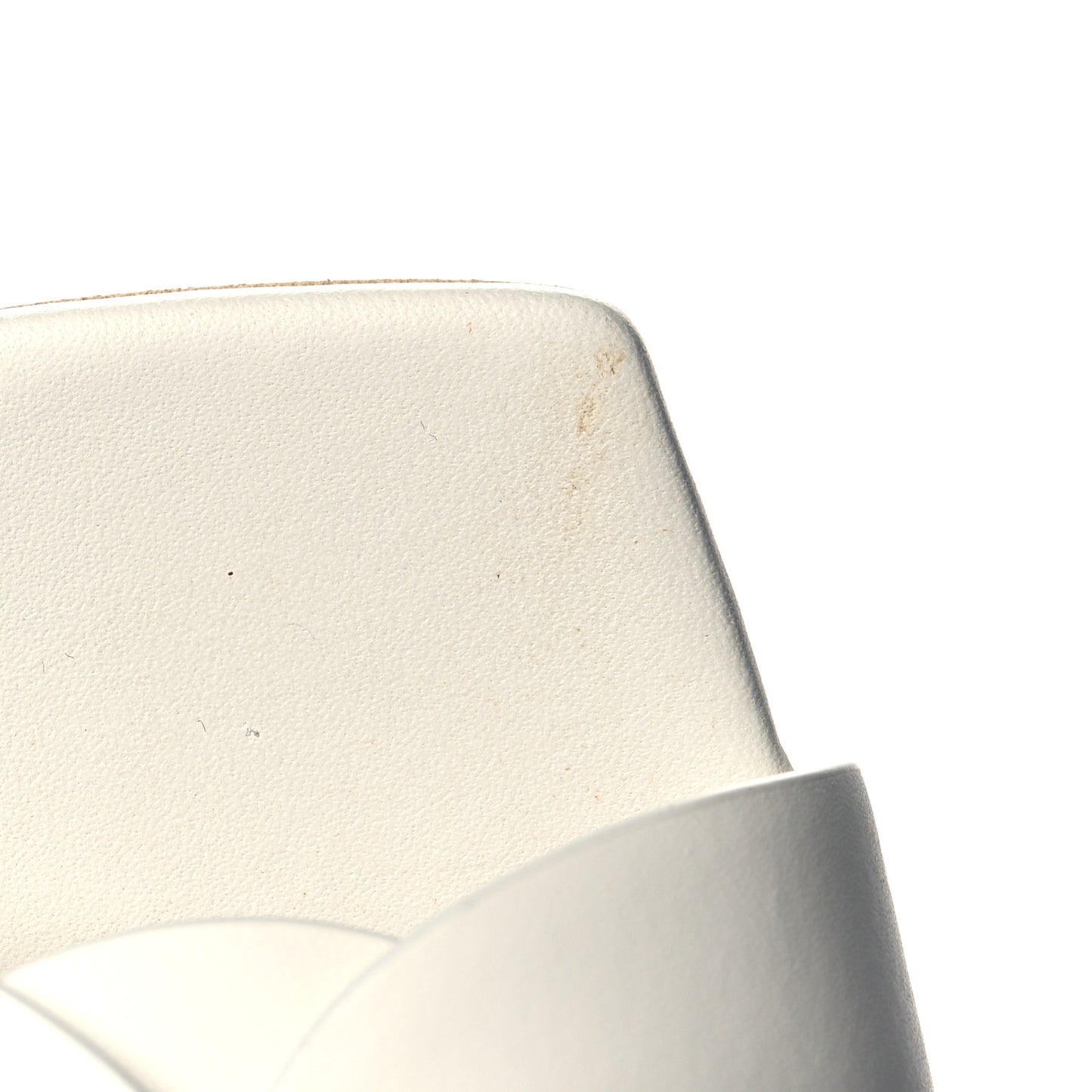 Calfskin Tribute 05 Slide Sandals 36.5 White