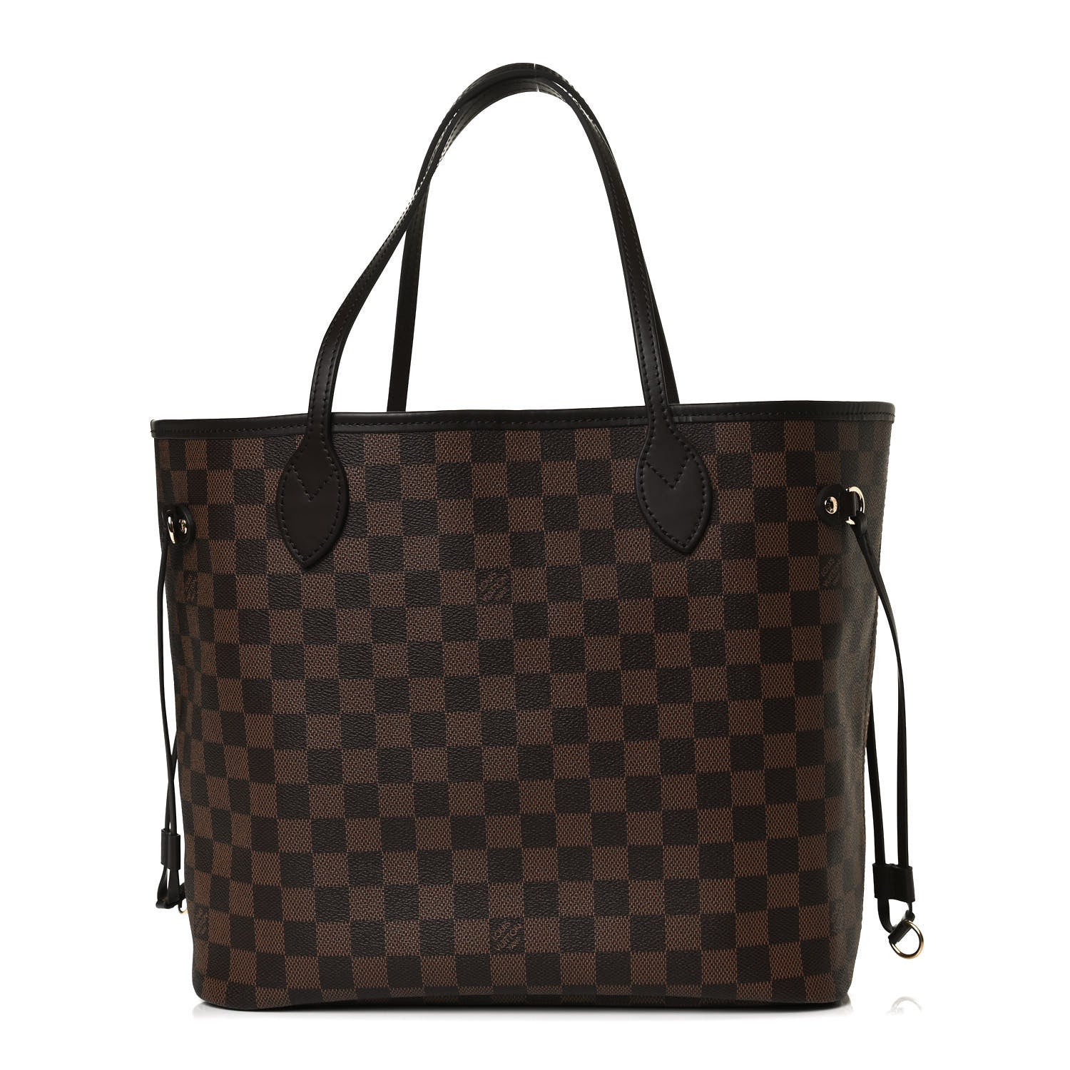 Louis Vuitton Damier Ebene Neo Neverfull MM Rose Ballerine 1 of 10
