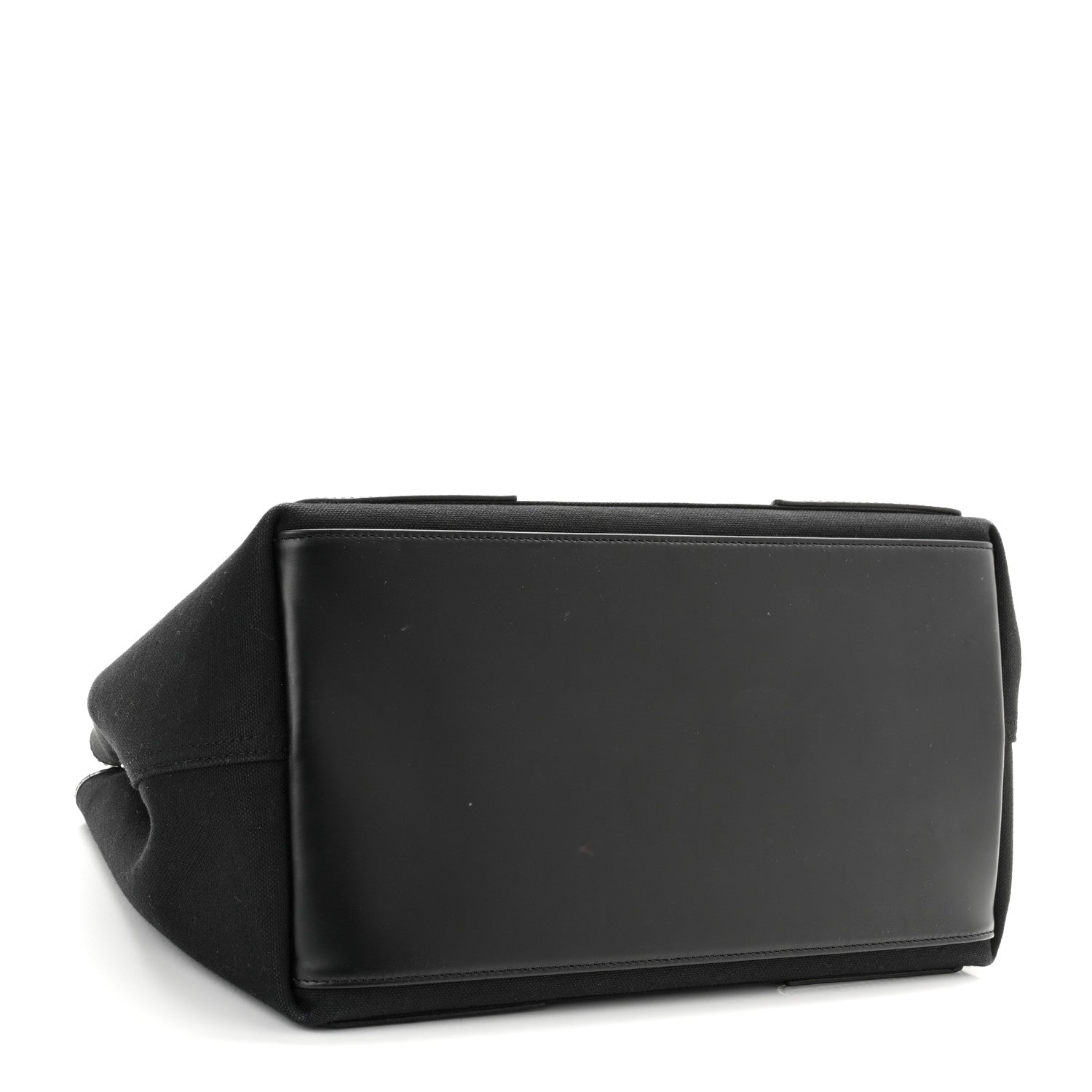 Balenciaga Cotton Canvas Calfskin S Navy Cabas Black 5 of 11