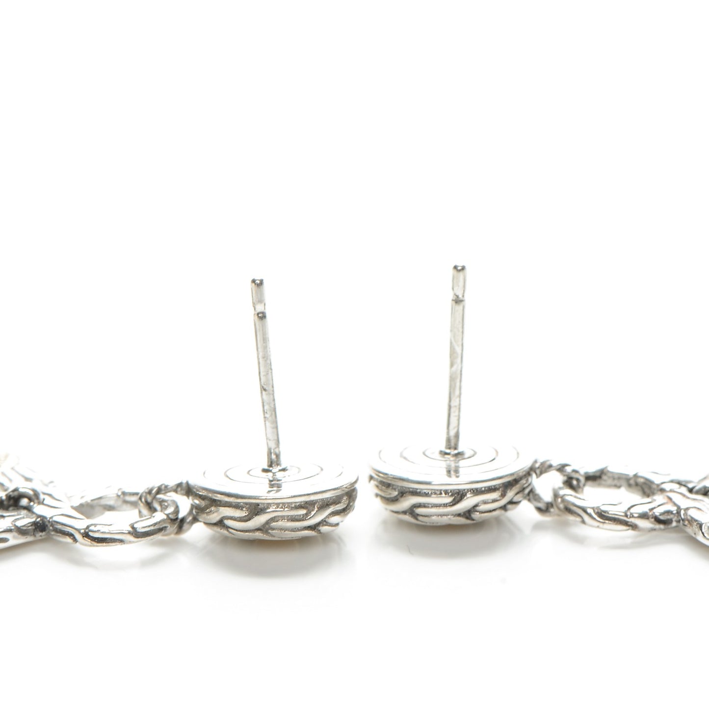 Sterling Silver 18K Yellow Gold Naga Chandelier Earrings