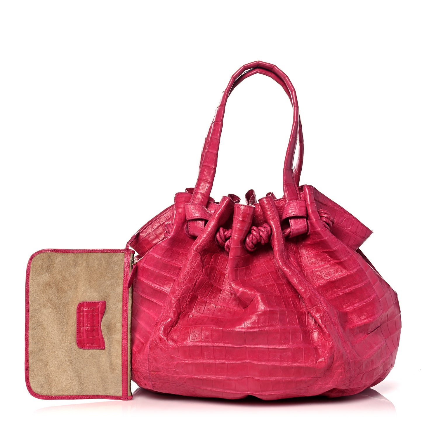 Crocodile Tote Pink