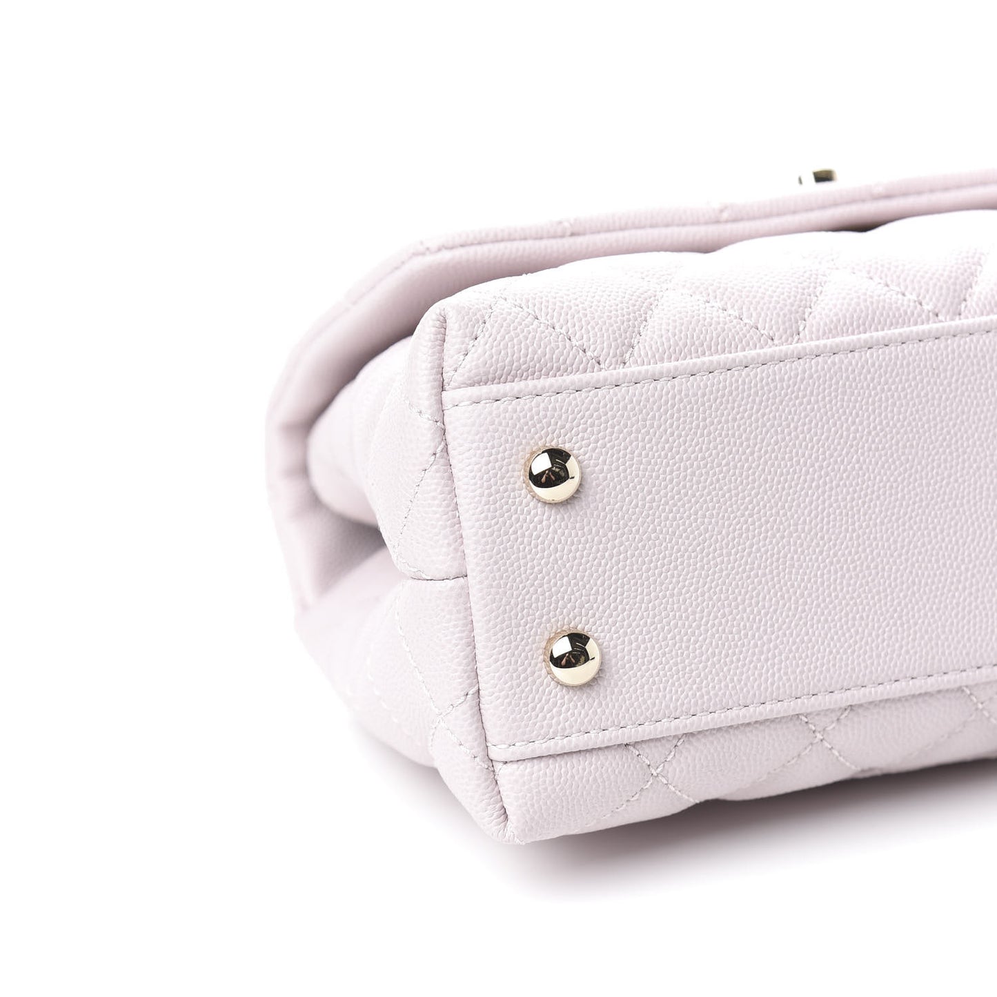 Caviar Quilted Mini Coco Handle Flap Lilas Lilac